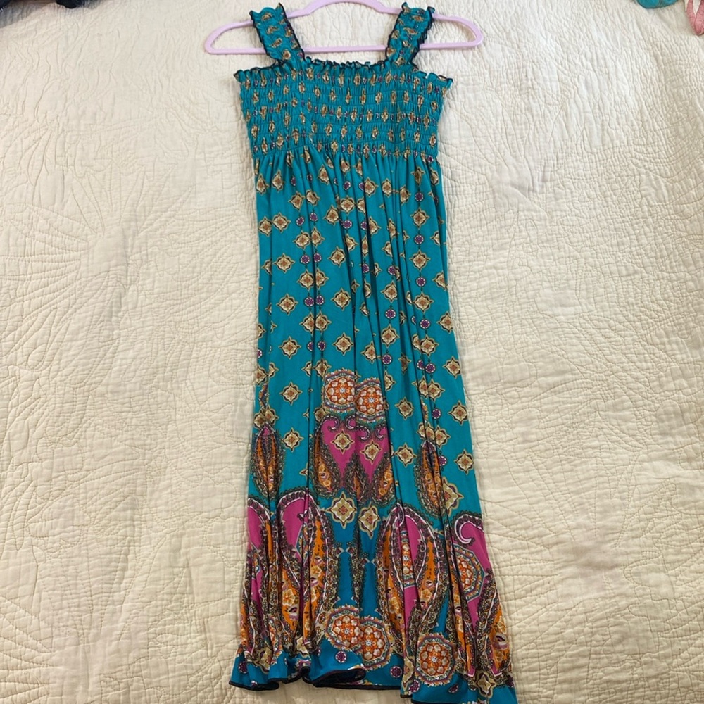 Teal dress